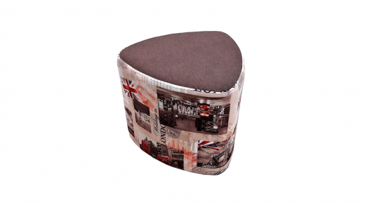 Печать Лондон корич +Рогожка Колосаль коричн