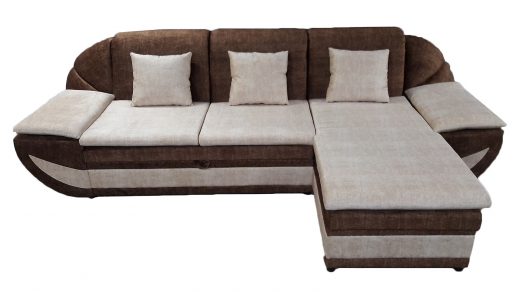 Велюр Вики кофе + Велюр Вики беж